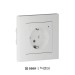 Розетка AtlasDesign Smart 16А L+N с заземл. защ. шторки Zigbee механизм бел. SE ATN000145Z