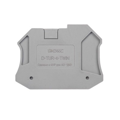 Изолятор торцевой для клемм TUR-2.5-TWIN (уп.100шт) DKC D-TUR-2.5-TWIN