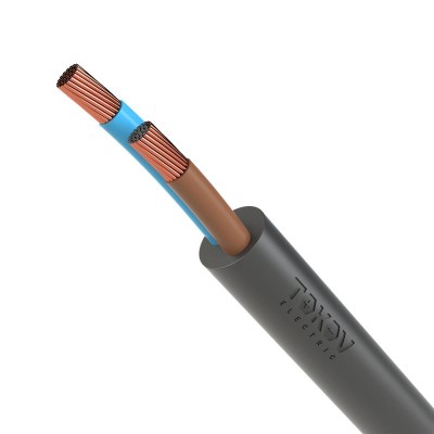 Провод TOKOV ELECTRIC ПВС 2х1.5 380В Ч (м) 1945481