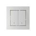Выключатель 2-кл. AtlasDesign Smart 10А (сх. 5) L+N с подсветкой Zigbee механизм бел. SE ATN000153Z
