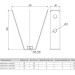 Подвес для профнастила с гайкой М8 EKF kp8120