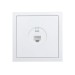 Розетка компьютерная 1-м СП ZIMA IP20 кат.5 механизм бел. LEZARD 704-0288-139