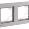 Рамка 2-м AtlasDesign Aqua IP44 алюм. SE ATN440302