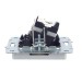 Розетка компьютерная + телевизионная 2-м Brite РТВ/РК12-БрА RJ45 кат.5E + TV механизм алюм. IEK BR-AK20-1-K47
