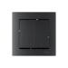 Выключатель 2-кл. AtlasDesign Smart 10А (сх. 5) L+N с подсветкой Zigbee механизм карбон SE ATN001053Z