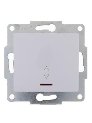 Переключатель проходной 1-кл. 1п СП Karina 10А IP20 с подсветкой механизм бел. LEZARD 707-0288-114 Переключатель проходной 1-кл. 1п СП Karina 10А IP20 с подсветкой механизм бел. LEZARD 707-0288-114