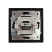 Розетка компьютерная 1-м СП ZIMA IP20 механизм черн. бархат LEZARD 704-4288-139