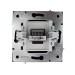 Розетка компьютерная 1-м СП ZIMA IP20 механизм черн. бархат LEZARD 704-4288-139