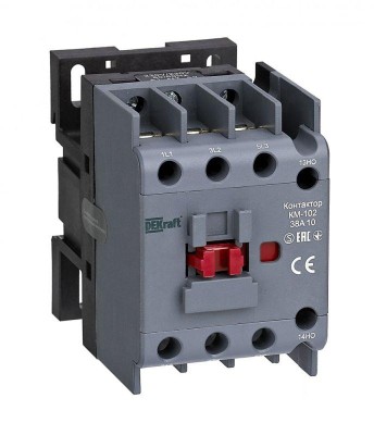 Контактор КМ-102 38А кат. 220В/230В AC 1НО AC-3 AC-4 DEKraft 22313DEK Контактор КМ-102 38А кат. 220В/230В AC 1НО AC-3 AC-4 DEKraft 22313DEK