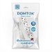 Удлинитель 4х10м с заземл. 16А IP20 3х1 с выкл. бел. DOMTOK 2405