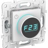 Термостат электронный SKANDY SK-T01W с индикацией арктич. бел. IEK SK-RT11-K01