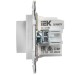 Термостат электронный SKANDY SK-T01W с индикацией арктич. бел. IEK SK-RT11-K01
