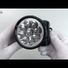 Фонарь аккумуляторный налобный TG9 9LED аккум. 4В 0.9А.ч ЗУ 220В (картон. упак.) Трофи C0045557