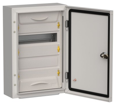 Корпус ЩРн-24 (1х24) TITAN 5 460х310х140 IP54 метал. сер. IEK TI5-50-N-024-54-7035