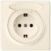 Розетка 1-м СП Florence 16А IP20 с заземл. с крышкой винтов. клеммы механизм беж. (1E10501301) OneKeyElectro 2172791