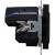 Розетка BRITE РЮш10-2-БрЧ 16А с USB A+A 3.1А с заземл. защ. шторки механизм черн. IEK BR-R14-16-U21-D31-K02