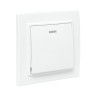 Выключатель 1-кл. СП Минск 10А IP20 с индикатором бел. Basic EKF ERV10-121-10