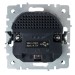 Розетка BRITE РЮш11-1-БрЧ 16А с USB A+C 18Вт с заземл. защ. шторки механизм черн. IEK BR-R14-16-U22-018-K02