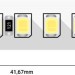 Лента светодиодная ПРО 2835 168LED/м 17.3Вт/м нейтр. бел. 24В IP20 (уп.5м) SWG PRO 00-00005268