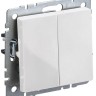 Выключатель проходной 2-кл. СП BRITE ВС10-2-6-БрБ 10А механизм бел. IEK BR-V22-0-10-K01