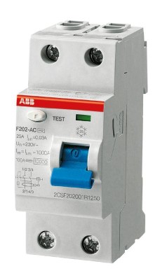 Выключатель дифференциального тока (УЗО) 2п 40А 30мА тип A F202 ABB 2CSF202101R1400 Выключатель дифференциального тока (УЗО) 2п 40А 30мА тип A F202 ABB 2CSF202101R1400