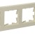 Рамка 4-м BRITE РУ-4-Бр беж. рифленый IEK BR-M42-51-K10