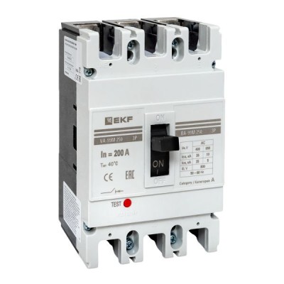 Выключатель автоматический 3п 250/200А 35кА ВА-99М PROxima EKF mccb99-250-200m