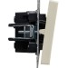Выключатель проходной 2-кл. СП BRITE ВС10-2-6-БрКр 10А механизм беж. IEK BR-V22-0-10-K10