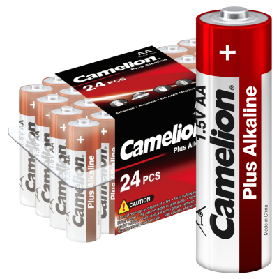Элемент питания алкалиновый AA/LR6 1.5В Plus Alkaline LR6-PB24 (уп.24шт) Camelion 6752 Элемент питания алкалиновый AA/LR6 1.5В Plus Alkaline LR6-PB24 (уп.24шт) Camelion 6752