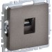 Розетка компьютерная СП RJ45 кат.5E BRITE РК10-БрТБ механизм бронза IEK BR-K10-1-K45