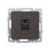 Розетка компьютерная СП RJ45 кат.5E BRITE РК10-БрТБ механизм бронза IEK BR-K10-1-K45