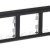 Рамка 5-м BRITE РУ-5-Бр хром/черн. IEK BR-M52-12-2-K23