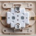 Розетка 2-м СП Этюд 16А IP20 250В с заземл. без защ. шторок крем. SE PC16-007K