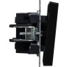 Выключатель проходной 2-кл. СП BRITE ВС10-2-6-БрЧ 10А механизм черн. IEK BR-V22-0-10-K02