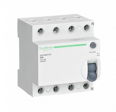 Выключатель дифференциального тока (УЗО) 4п 63А 30мА тип AC City9 Set 400В SE C9R36463 Выключатель дифференциального тока (УЗО) 4п 63А 30мА тип AC City9 Set 400В SE C9R36463