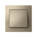Выключатель 1-кл. СП AtlasDesign 10А IP20 (сх. 1) 10AX в сборе шампань SE ATN000512