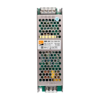 Блок питания для светодиод. ленты BSPS 150Вт 12.5А 12В IP20 метал. JazzWay 3329235A