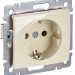 Розетка 1-м СП Valena 16А IP21 230/250В 2P+E с заземл. защ. шторки на винтах механизм сл. кость IEK 774321