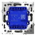 Переключатель проходной 2-кл. СП S70 10А с подсветкой механизм графит Voltum VLS020407