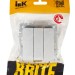 Выключатель 3-кл. СП BRITE ВС10-3-0-БрА 10А механизм алюм. IEK BR-V30-0-10-K47