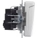 Розетка BRITE РСбш10-3-БрА 16А IP20 с заземл. защ. шторки с крышкой механизм алюм. IEK BR-R16-16-K47