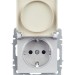 Розетка BRITE РСбш10-3-БрА 16А IP20 с заземл. защ. шторки с крышкой механизм алюм. IEK BR-R16-16-K47