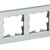 Рамка 4-м BRITE РУ-4-1-БрА металл алюм. IEK BR-M42-M-K47