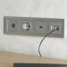 Рамка 4-м BRITE РУ-4-1-БрА металл алюм. IEK BR-M42-M-K47