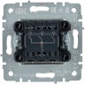 Выключатель 3-кл. СП BRITE ВС10-3-0-БрБ 10А механизм бел. IEK BR-V30-0-10-K01