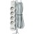 Удлинитель 4х5м с заземл. 10А IP20 USB type-Aх2 + type-C 2500Вт 220В ПВС 3х1 с выкл. бел. КОСМОС YKsm5m4g-Z-VU10А-W