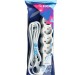 Удлинитель 4х5м с заземл. 10А IP20 USB type-Aх2 + type-C 2500Вт 220В ПВС 3х1 с выкл. бел. КОСМОС YKsm5m4g-Z-VU10А-W