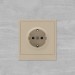 Розетка силовая KANT 2P+E без шторки ванильн. марципан DKC 7015033