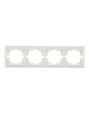 Рамка 4-м Mira горизонт. бел. LEZARD 701-0200-149