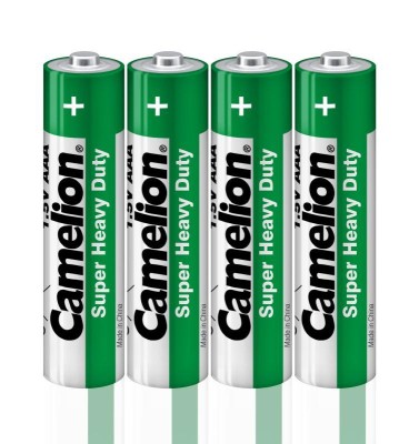 Элемент питания солевой AAA/R03 1.5В R03P-SP4G SR-4 (уп.4шт) Camelion 1659 Элемент питания солевой AAA/R03 1.5В R03P-SP4G SR-4 (уп.4шт) Camelion 1659